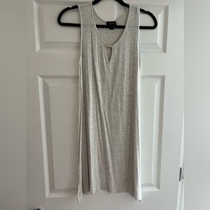 Tshirt dress with silver detail